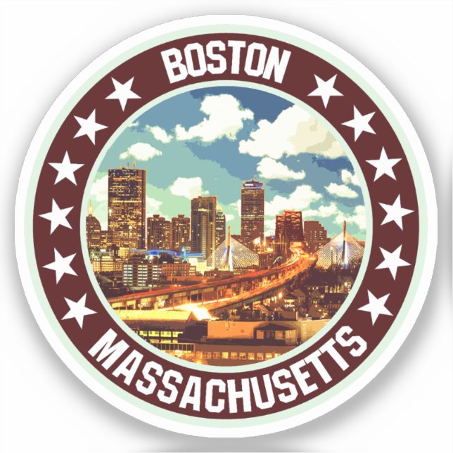 Boston Klistermärken (Framsida)