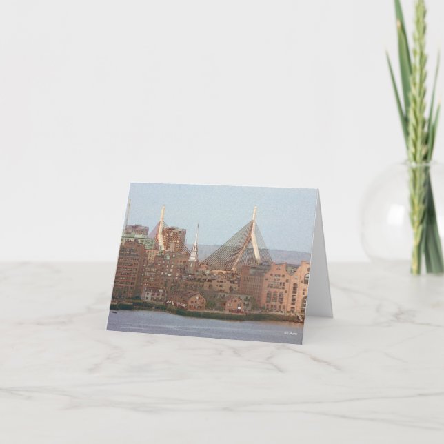 Boston konst--tänkande av dig kort (Framsida)