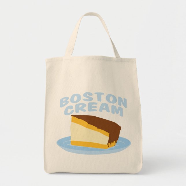 Boston kräm- paj tygkasse (Framsidan)
