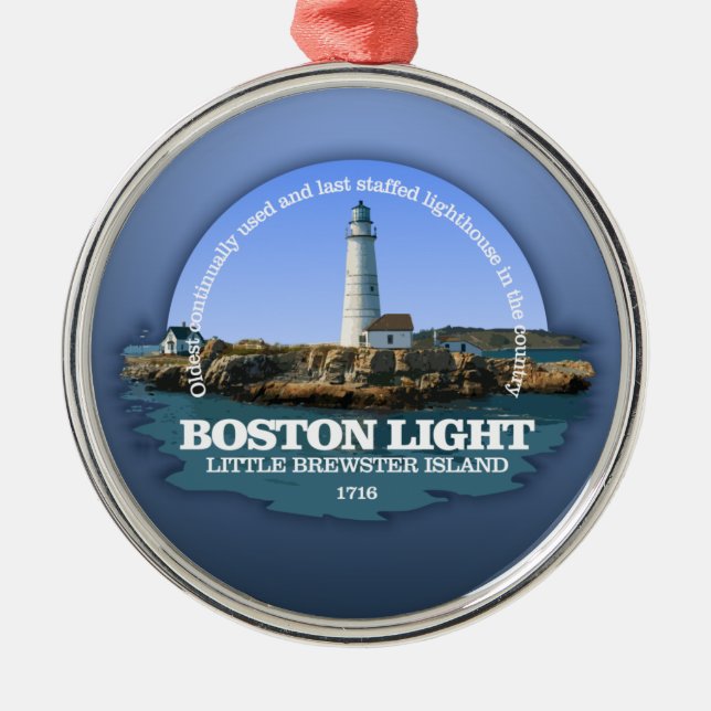 Boston Light Julgransprydnad Metall (Framsidan)