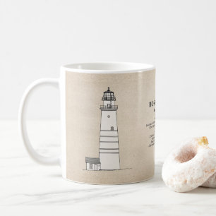 Boston Light Lighthouse - Massachusetts - SBD Kaffemugg