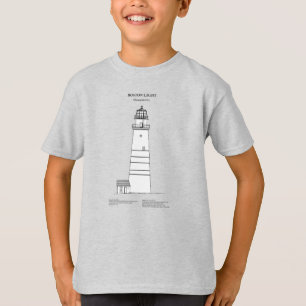Boston Light Lighthouse - Massachusetts - SBD T Shirt
