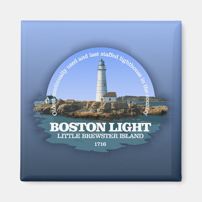 Boston Light Magnet (Framsidan)