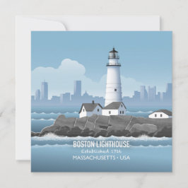Boston Lighthouse-kort