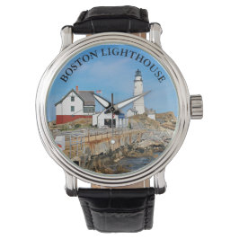 Boston Lighthouse, Massachusetts eWatch Armbandsur