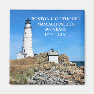 Boston Lighthouse, Massachusetts Magnet