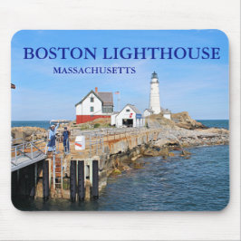 Boston Lighthouse, Massachusetts Mousepad Musmatta