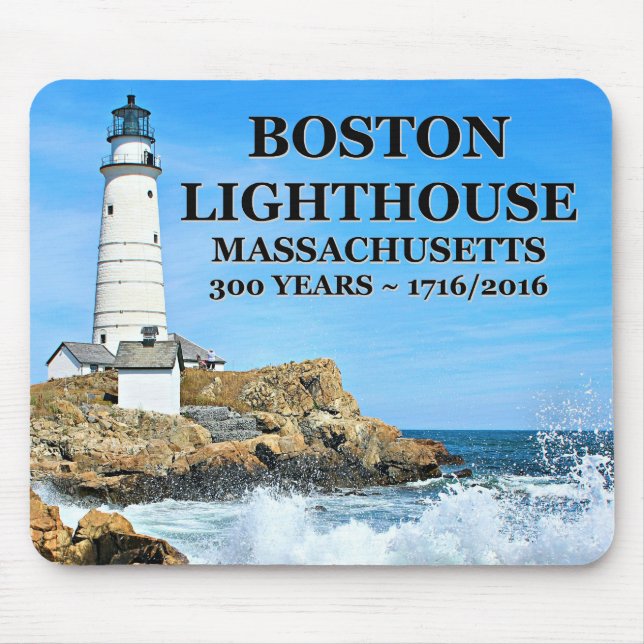 Boston Lighthouse, Massachusetts Musmatta (Framsidan)