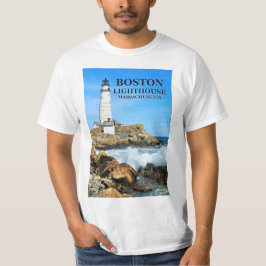 Boston Lighthouse, Massachusetts T-Shirt