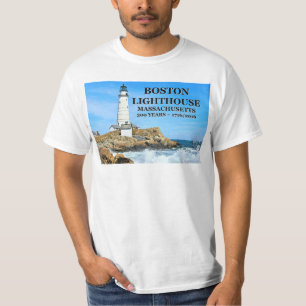 Boston Lighthouse, Massachusetts Tee Shirt
