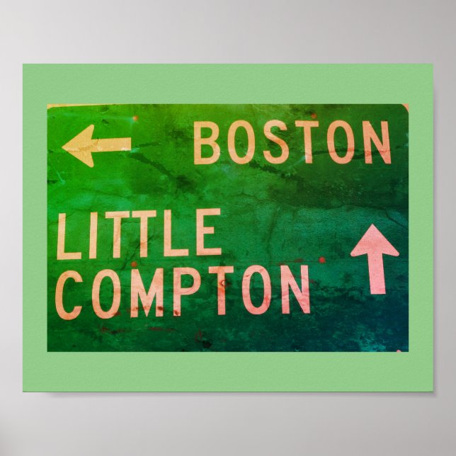 Boston, Little Compton, RI-signering Poster (Framsidan)