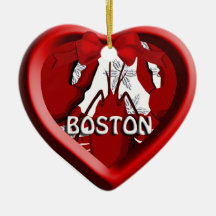 Boston Lobster Heart jul Ornament