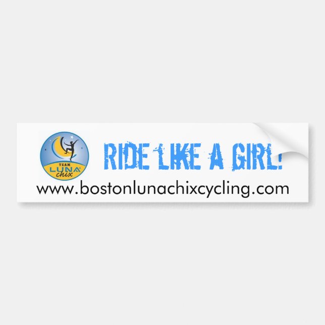 Boston LUNA Chix bildekal (Framsidan)