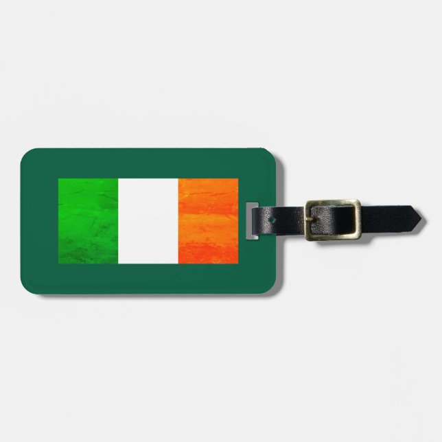 Boston MA Irish Pride – Irish Flag Bagagebricka (Horisontell Framsida)