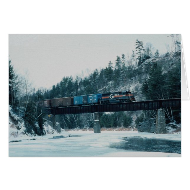 Boston & Maine, EMD Hälsningskort (Framsidan Horizontal)