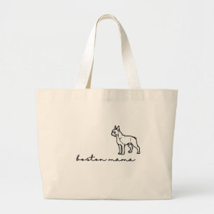Boston Mamma Tote Bag Jumbo Tygkasse