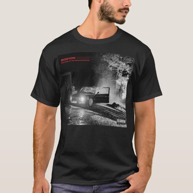 Boston Manor Välkommen till grannskapet T Shirt (Framsida)