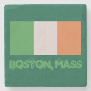 Boston, Mass Irländsk Flagga (Stolt Irländsk Kultu Stenunderlägg