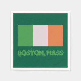 Boston, Mass irländsk stolthet, St. Patrick's Day Pappersservett