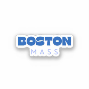 Boston Mass Klistermärken