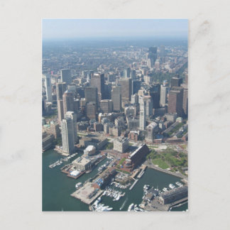 Boston Mass Skyline Vykort