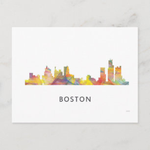 BOSTON MASS. SKYLINE WB1- VYKORT