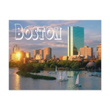 Boston, Massachusetts - Boston Harbor-postkort