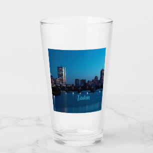 Boston Massachusetts City Skyline Glaskopp