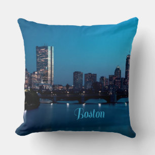 Boston Massachusetts City Skyline Kudde