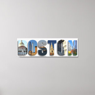 Boston Massachusetts City Travel Fine Art Foton Canvastryck