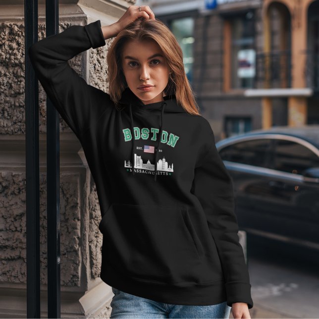Boston Massachusetts Est. 1630 Funny Travel T Shirt (Skapare uppladdad)