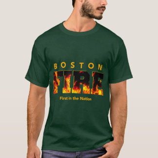 Boston Massachusetts Fire Rädding Department Firef T Shirt