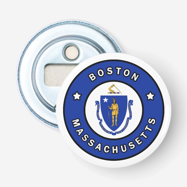 Boston Massachusetts Flasköppnare (Framsidan)