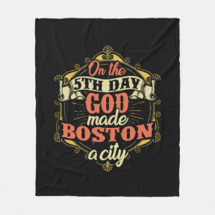 Boston Massachusetts Fleecefilt