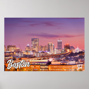 Boston, Massachusetts, Förenade Stater Poster