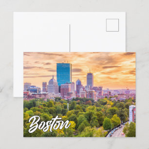 Boston, Massachusetts, Förenade Stater Vykort