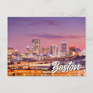 Boston, Massachusetts, Förenade Stater Vykort