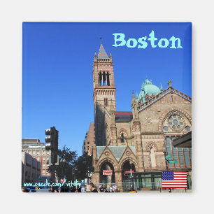 Boston Massachusetts fotografimagnet Magnet