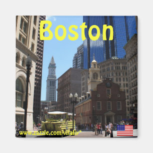 Boston Massachusetts fotografimagnet Magnet