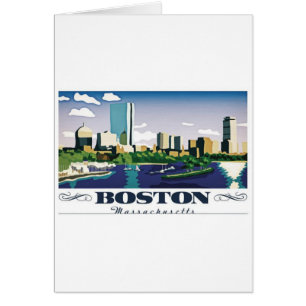 Boston, Massachusetts Hälsningskort