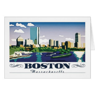 Boston, Massachusetts Hälsningskort