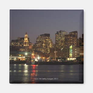 Boston Massachusetts horisont 4 Magnet