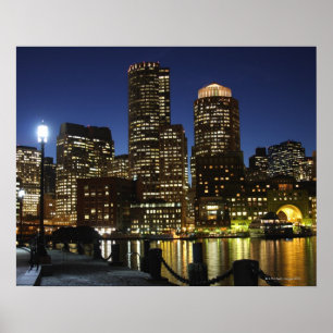 Boston Massachusetts horisont Poster