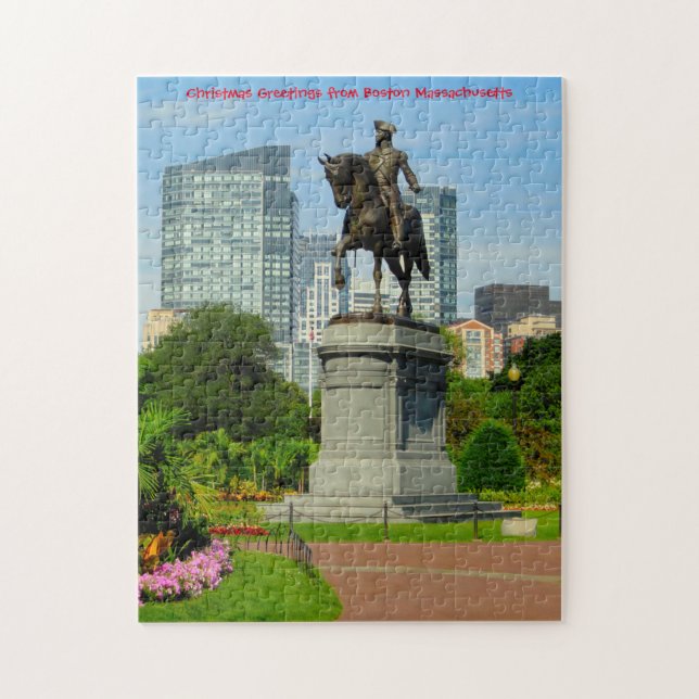 Boston Massachusetts. Jigszle Puzzle Pussel (Vertikal)