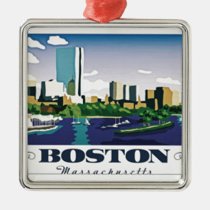 Boston, Massachusetts Julgransprydnad Metall