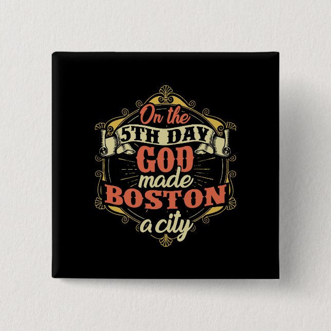 Boston Massachusetts Knapp (Framsida)