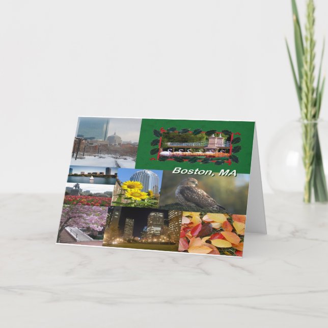 Boston, Massachusetts Kort (Framsida)