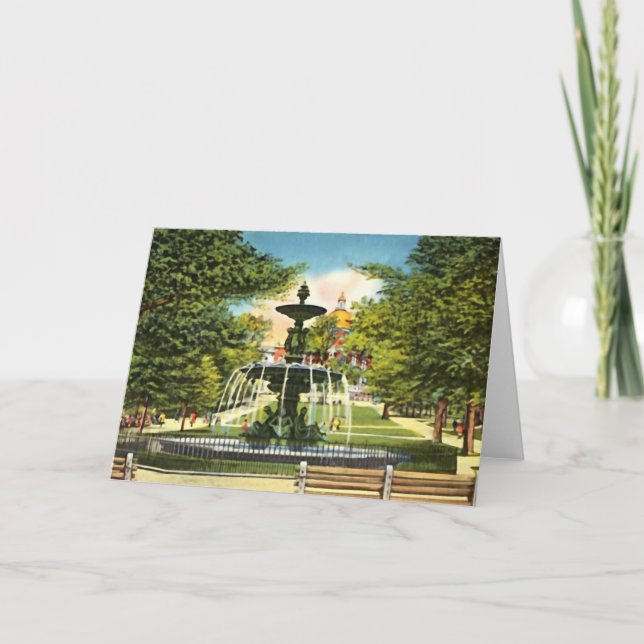 Boston Massachusetts Kort (Framsida)