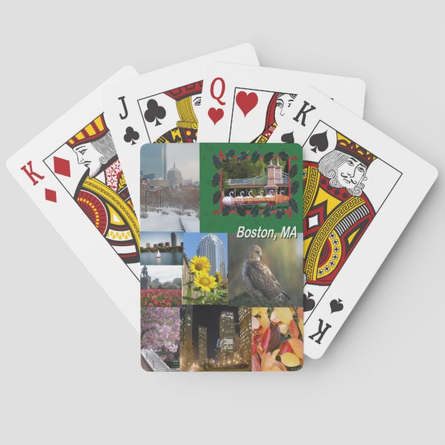 Boston, Massachusetts Kortlek (Baksidan)