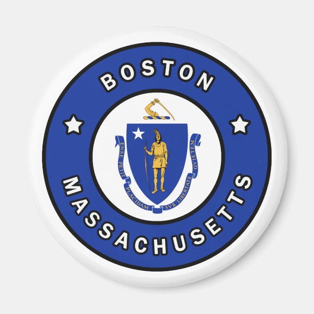 Boston Massachusetts Magnet (Framsidan)